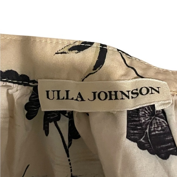 Ulla Johnson Ruffle-Sleeve Floral Elia Top Sz:0 - Picture 9 of 12